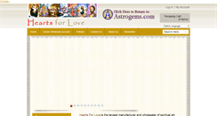 Desktop Screenshot of heartsforlove.com